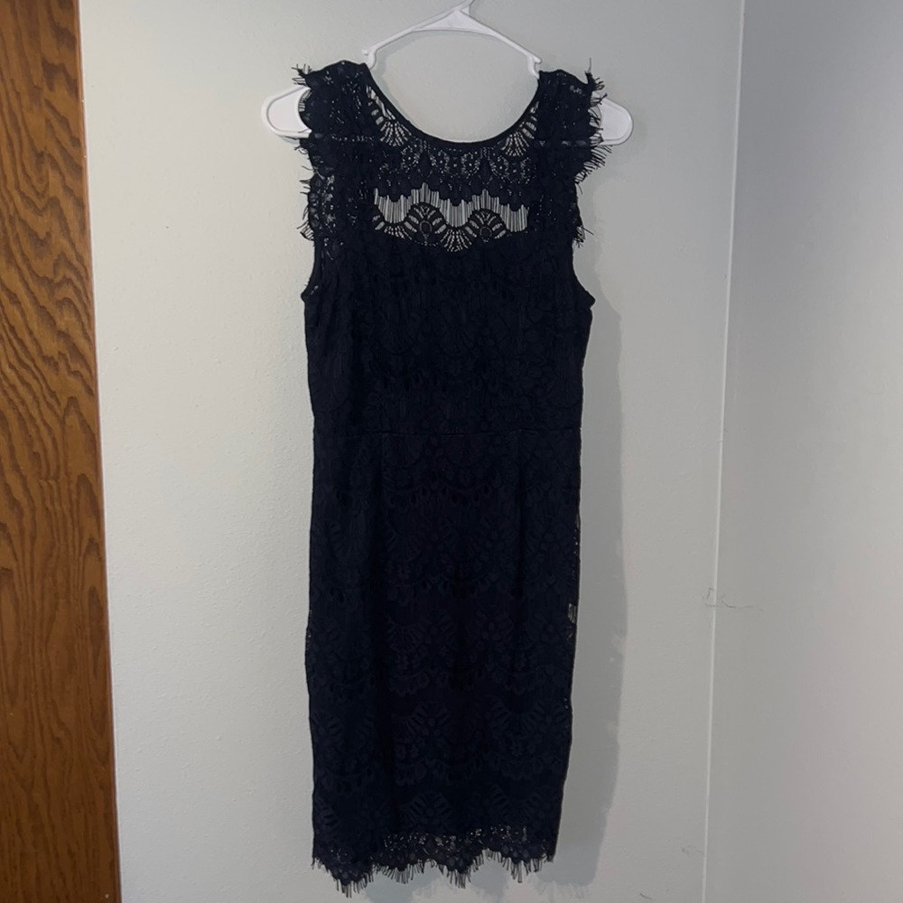 NWOT Navy Lace Dress